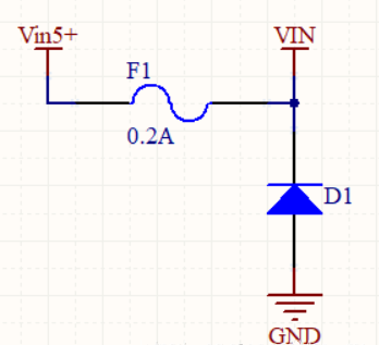 電源反接保護(hù)電路 MOS管 自恢復(fù)保險(xiǎn)絲過流