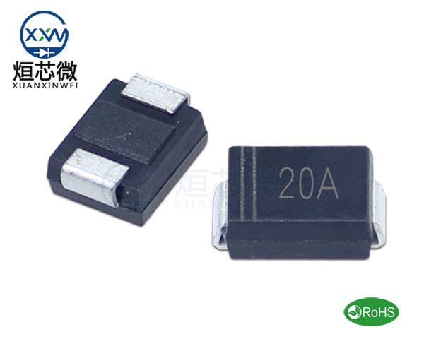 P6SMB20A參數,TVS二極管P6SMB20A瞬態(變)抑制二極管