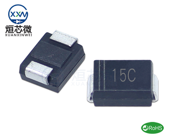 P6SMB15CA參數,TVS二極管P6SMB15CA瞬態(變)抑制二極管